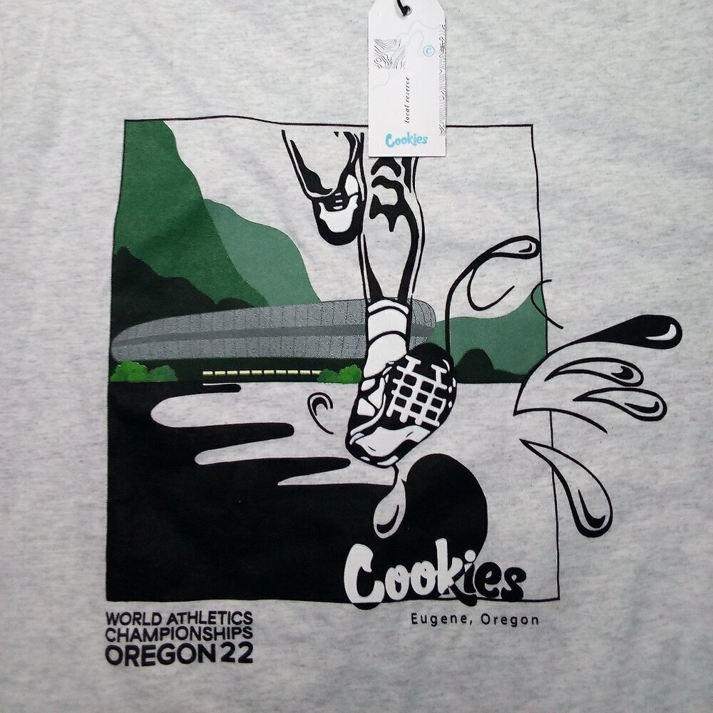 NWT Cookies World Athletic Championships Oregon 2022 T-Shirt